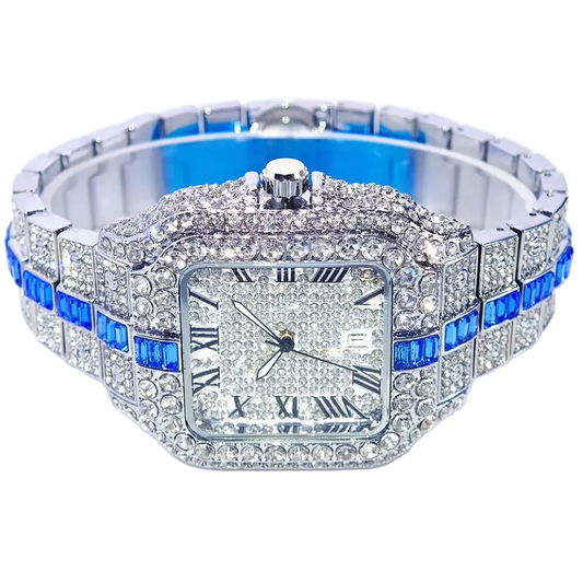 Two Tone Royal Iced Watch