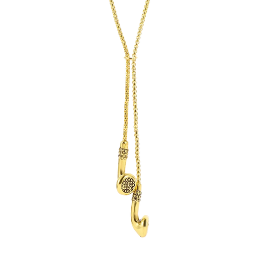 Earbuds Pendant Necklace