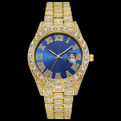 Flex Fully Flooded Iced Out Watch