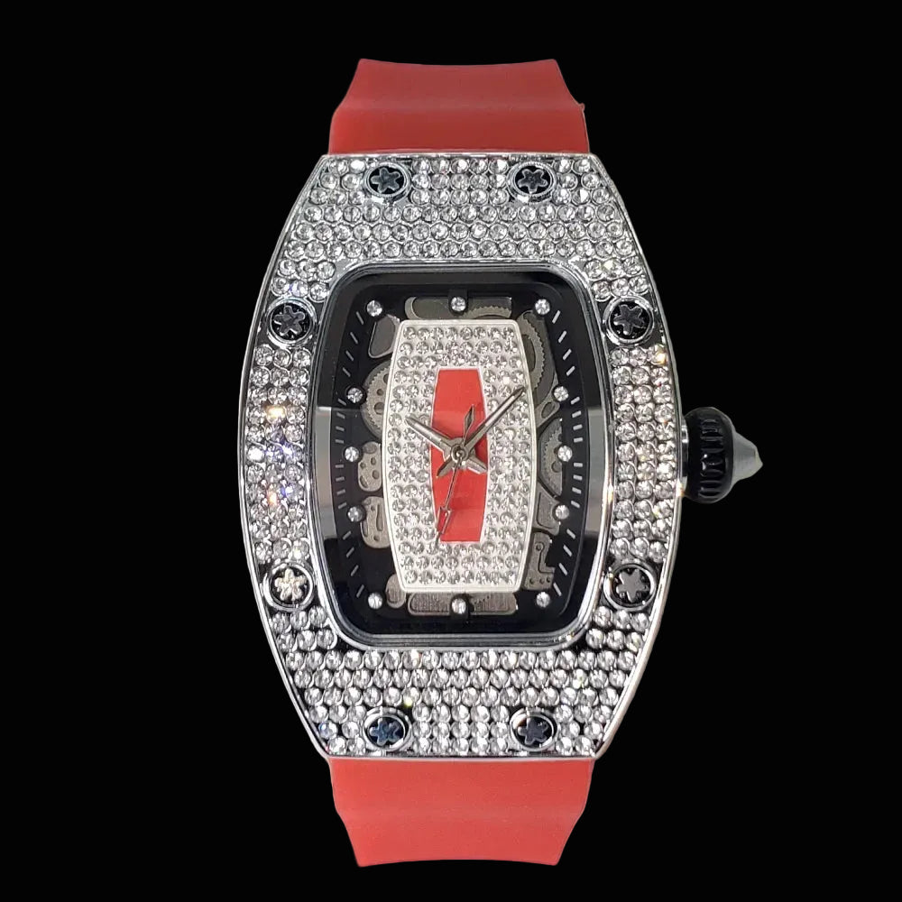 Chrono Iced Rubber Strap