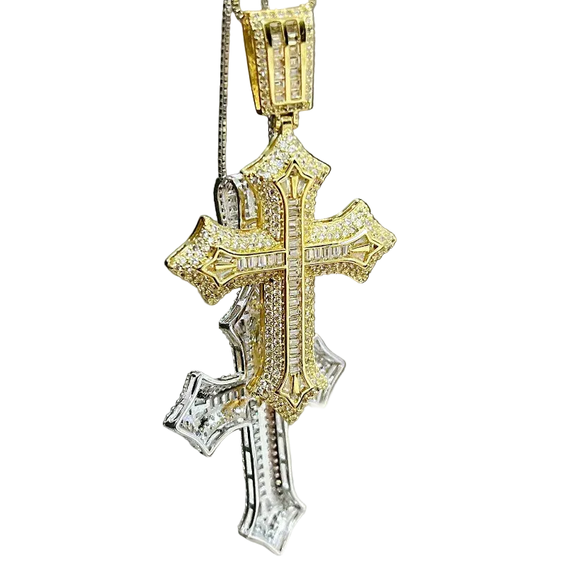 Lab Cross Pendant
