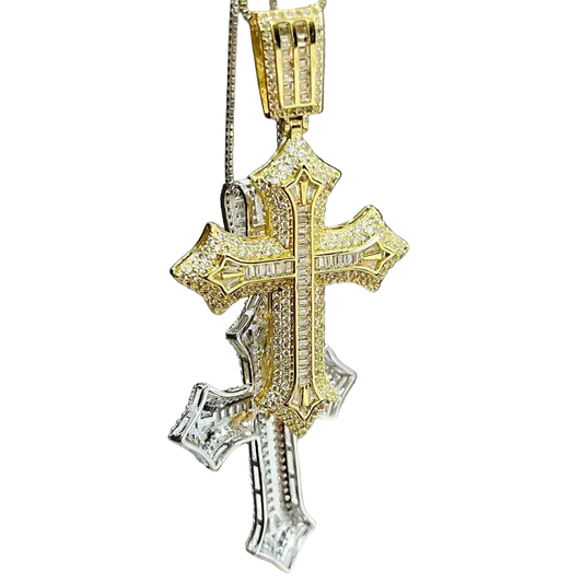 Lab Cross Pendant