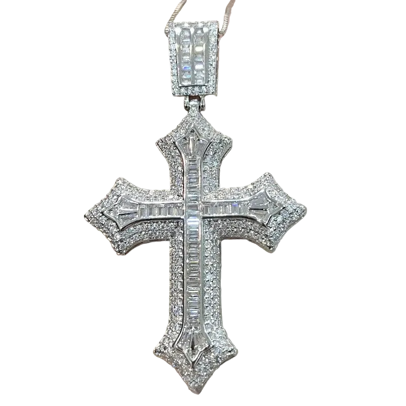 Lab Cross Pendant