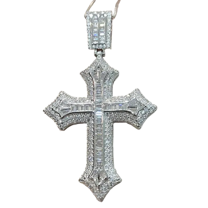 Lab Cross Pendant