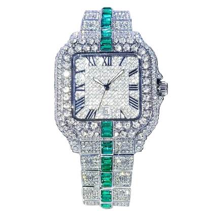 Two Tone Royal Iced Watch
