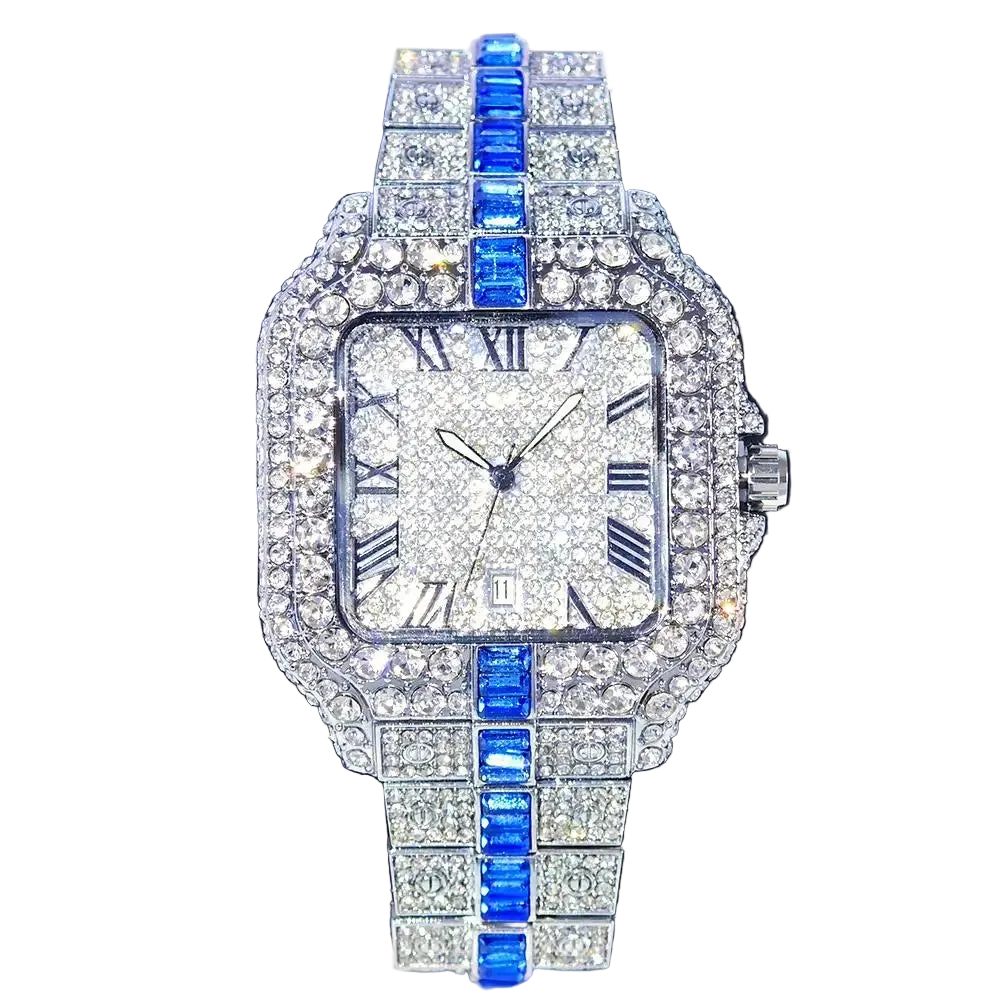 Two Tone Royal Iced Watch