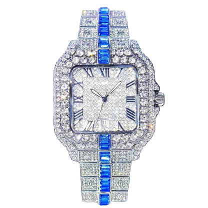 Two Tone Royal Iced Watch
