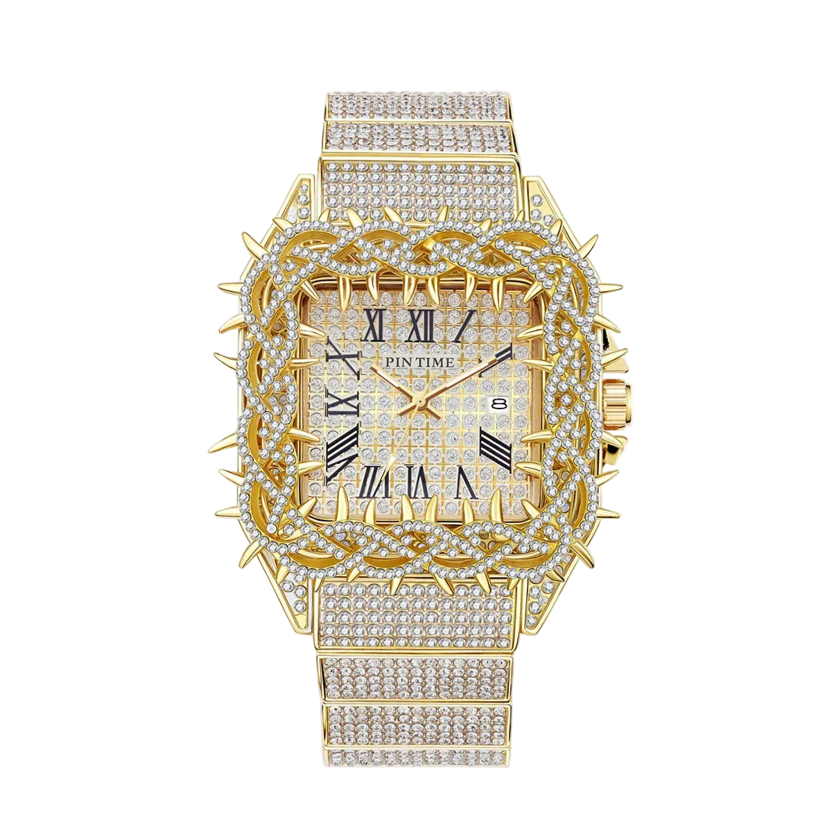 Iced Thorn Arabic Dial Watch