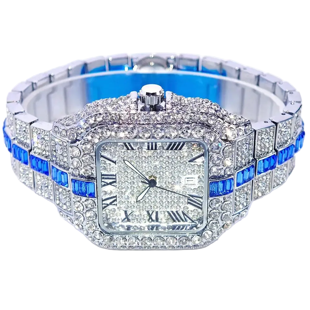 Two Tone Royal Iced Watch
