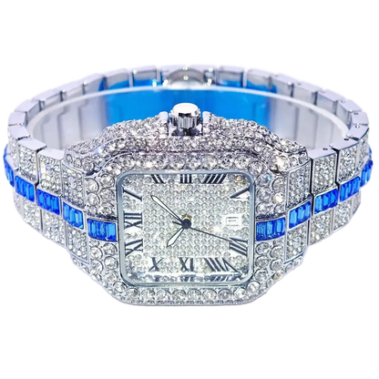 Two Tone Royal Iced Watch