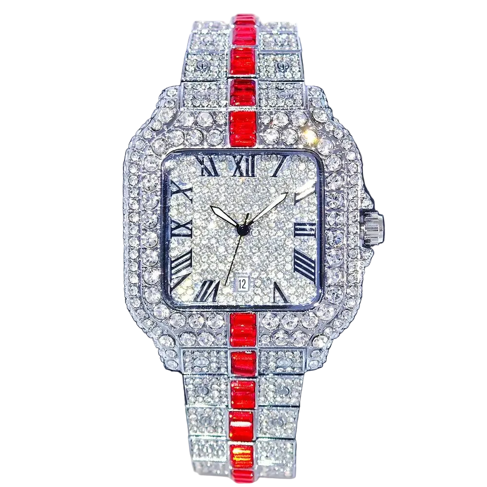 Two Tone Royal Iced Watch