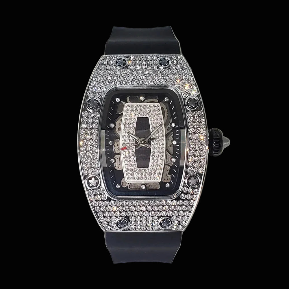 Chrono Iced Rubber Strap