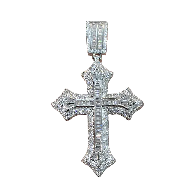 Lab Cross Pendant