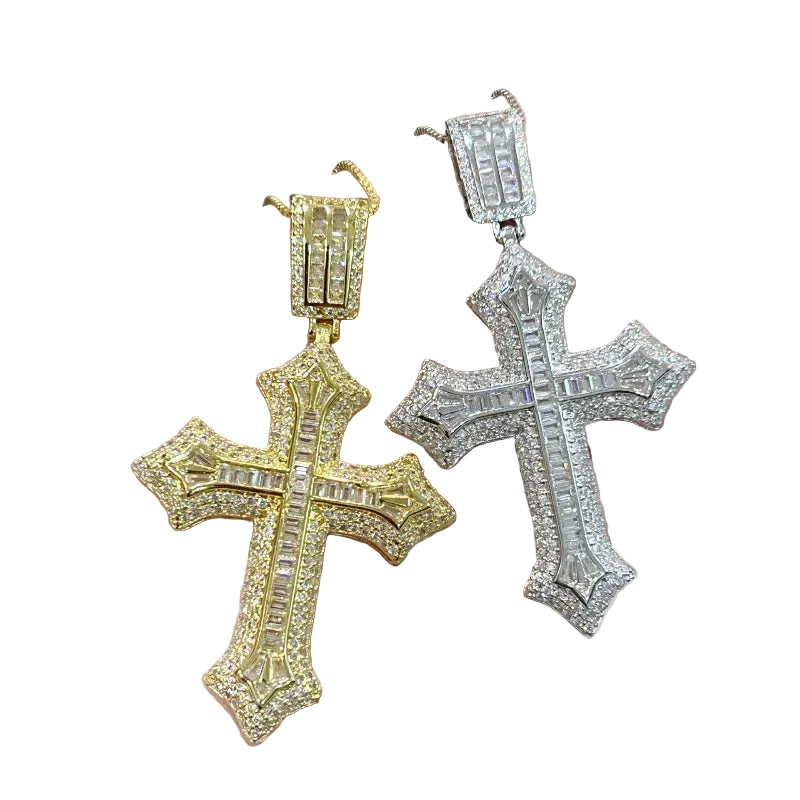 Lab Cross Pendant