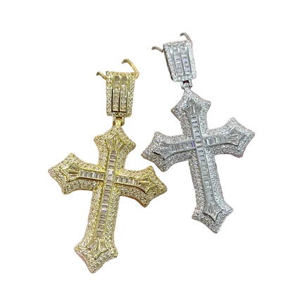 Lab Cross Pendant