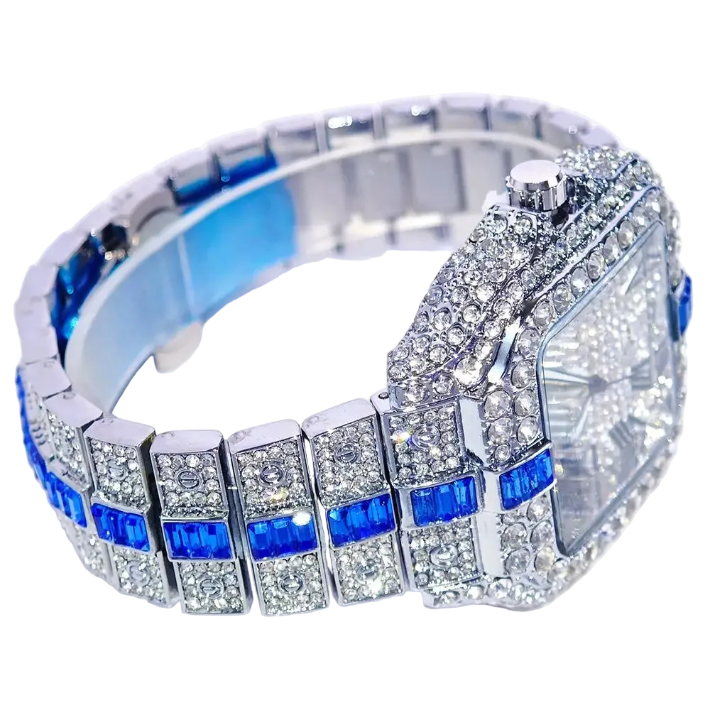 Two Tone Royal Iced Watch