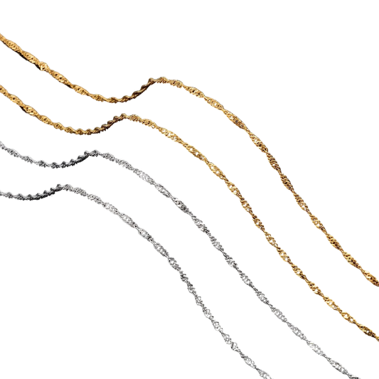Plated Wave Bracelet