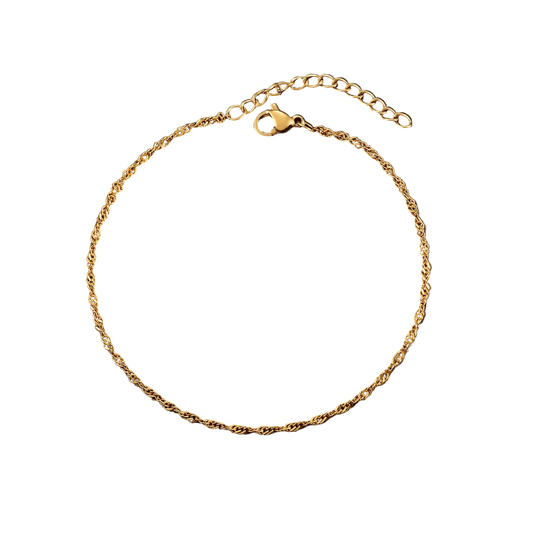 Plated Wave Bracelet