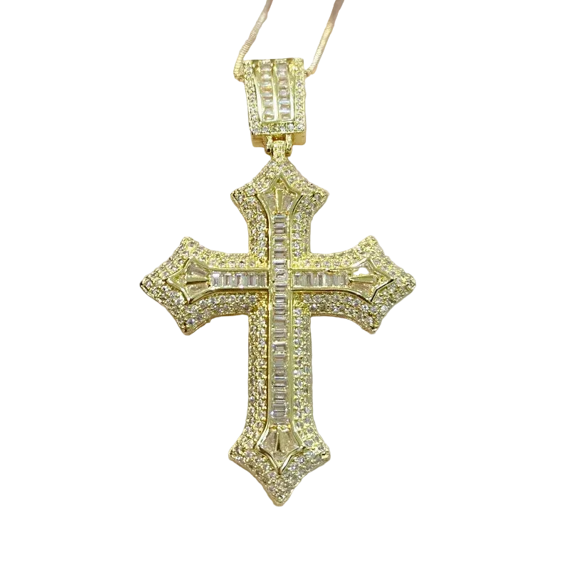 Lab Cross Pendant