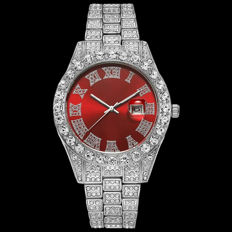 Flex Fully Flooded Iced Out Watch
